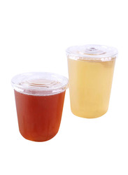 Star Cook 360ml Plastic Cups with Lids, Clear