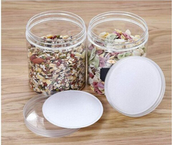 Star Cook Refillable Empty Slime Containers with Lids, 12 x 150ml, Clear