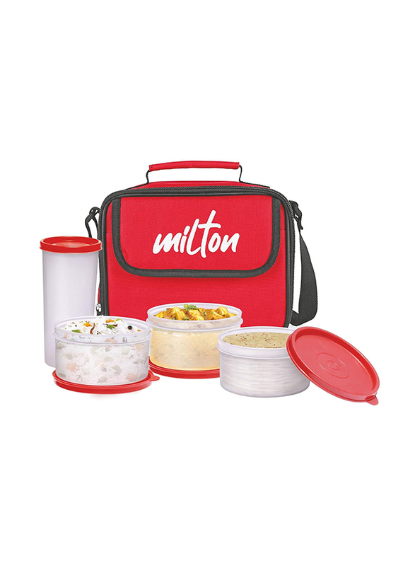 Milton Meal Combi Lunch Box Set, 2 Pieces, Black/Clear