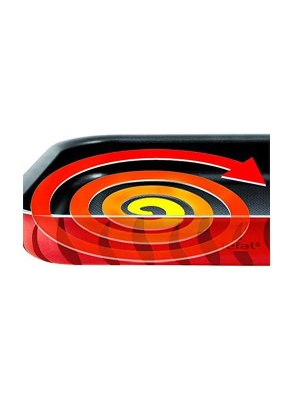 Tefal 3-Piece Tempo Oven Dish Set, Red/Black