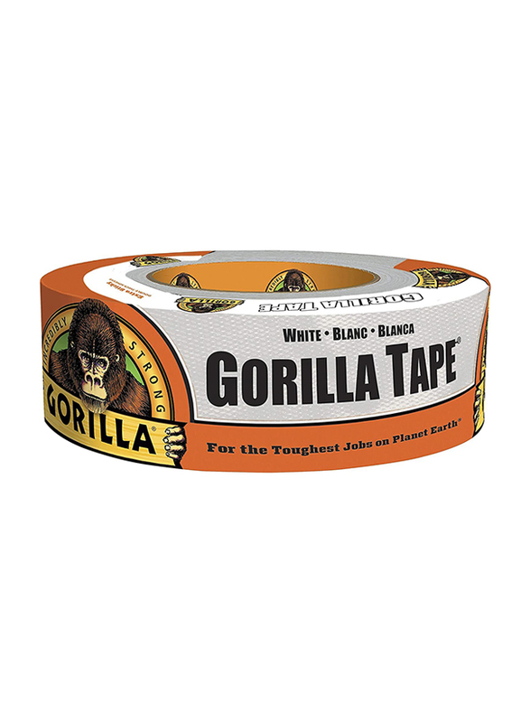 Gorilla 1.88-inch x 30 Yards Duct Tape, White