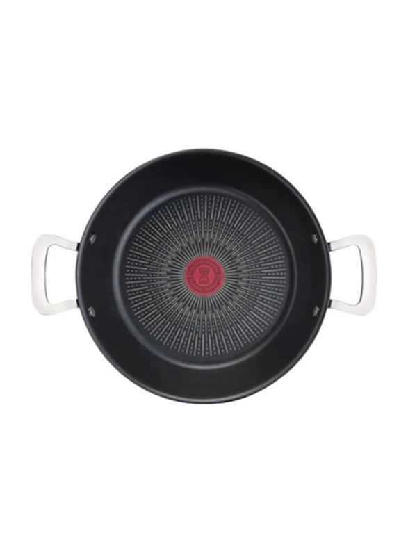 Tefal 26cm G6 Non-Stick Unlimited Shallow Pan with Lid, Black
