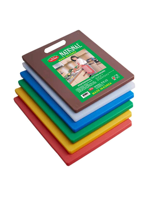 National Large Professional Cutting Board, 440 x 270 x 20mm, Assorted Colours