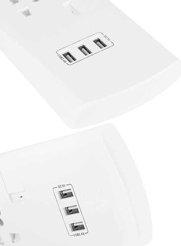Philips 4-Way Extension Board, White