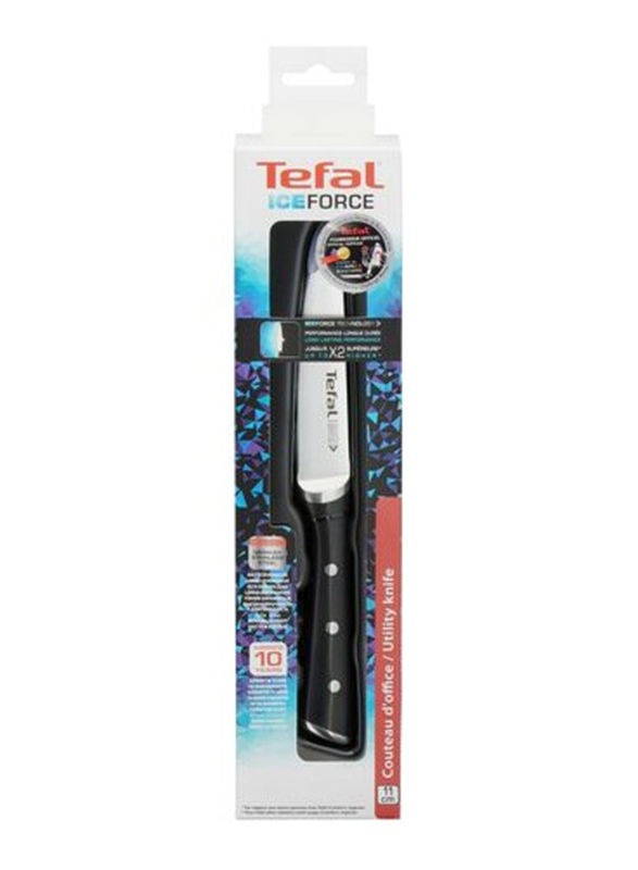 Tefal 11cm Ingenio Ice Force Utility Knife, K2320914, Black