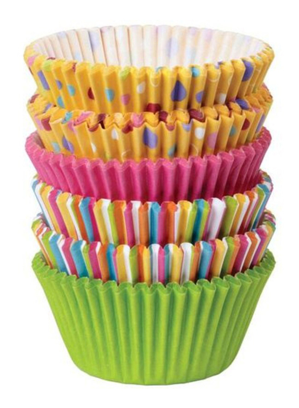 Wilton 150-Piece Dots and Stripes Standard Baking Cups, Multicolour