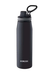 Borosil 900ml GoSport Vacuum Insulated Bottle, Black