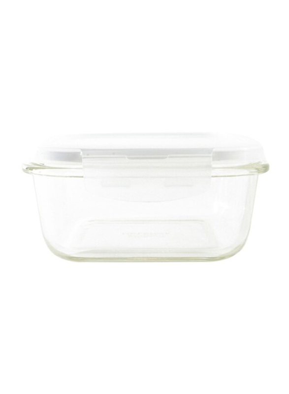 Lock & Lock Boroseal Oven Glass Square Container, LLG215, 540ml, Clear