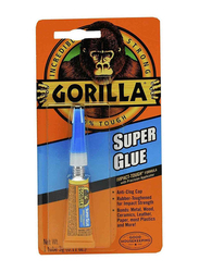 Gorilla Super Glue Tube, 3g, White