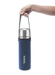 Borosil 750ml Hydra Vacuum Insulated Thermo Flask, Blue