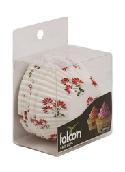 Falcon 12.5cm 100-Piece Round Floral Printed Cake Cups, Multicolour