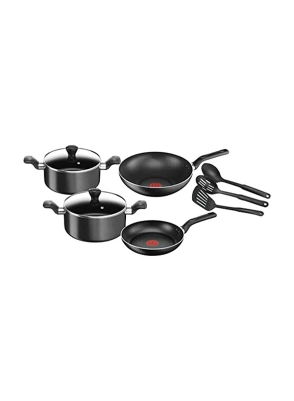 

Tefal 9-Piece G6 Super Cook Cookware Set, Black