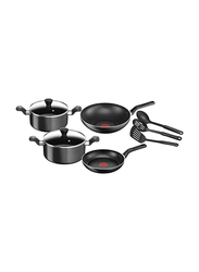Tefal 9-Piece G6 Super Cook Cookware Set, Black