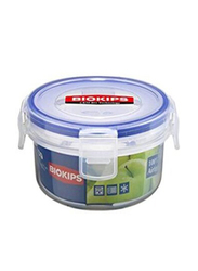 Komax Biokips Round Food Container, 240ml, Clear