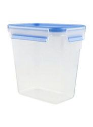 Tefal Master Seal Fresh Rectangular Food Storage Box, 1.6 Liters, Clear/Blue