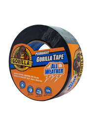 Gorilla 1.88-inch x 25 Yards All Weather Outdoor Waterproof Duct Tape, Black