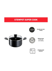 Tefal 10-Piece Super Cook Cookware Set, Black