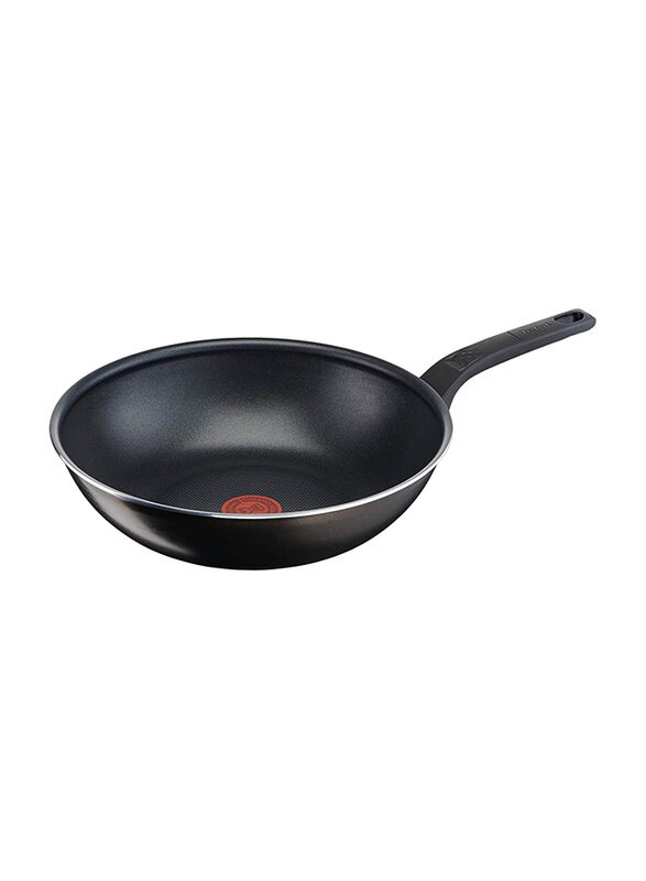 

Tefal 28cm G6 Easy Cook N Clean Wok Pan, Black