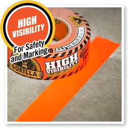 Gorilla High Visibility Duct Tape, 6004002, Orange