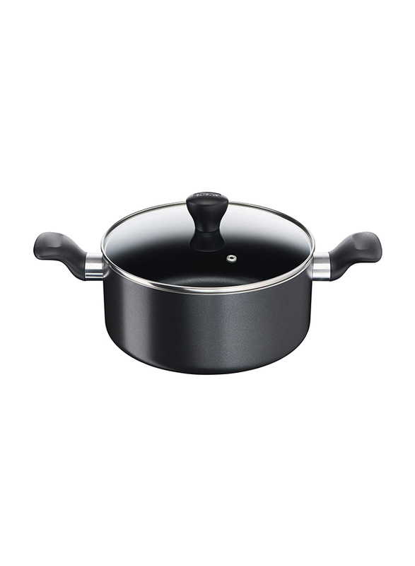 Tefal 24cm Super Cook Stewpot with Lid, Black