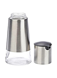 Harmony 260ml 2-Piece Round Oil And Vinegar Bottle Set, Silver