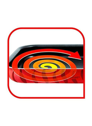 Tefal 3-Piece Non-Stick Rectangular Oven Dish, Black/Red