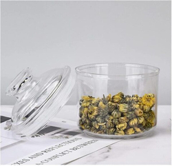 Star Cook Acrylic Sealed Tank Drop & Moisture-Proof Jar, 400ml, Clear