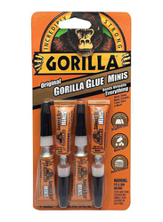 Gorilla Minis Original Glue, 4 x 3g, White