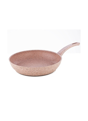 Home Maker 30cm Granite Fry Pan, Pink