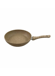 Home Maker 24cm Granite Fry Pan, Brown