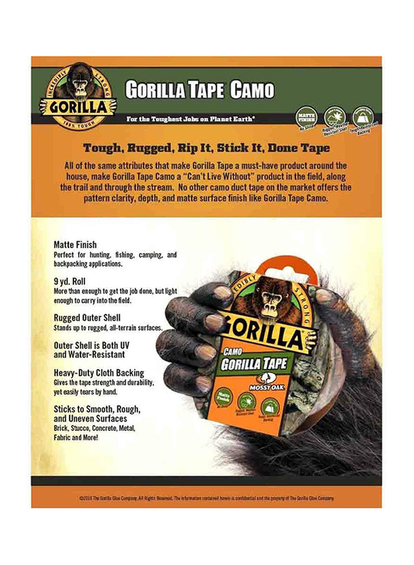 Gorilla 9 Yards, Tape, Camo