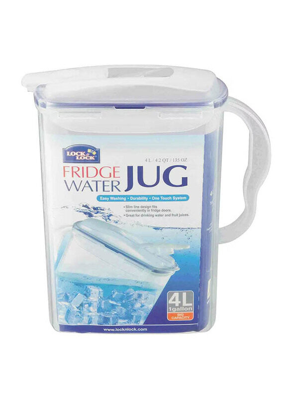 

Lock & Lock 4Ltr Fridge Water Jug, Clear