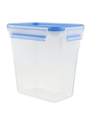 Tefal Master Seal Fresh Rectangular Food Storage Box, 1.6 Liters, Clear/Blue