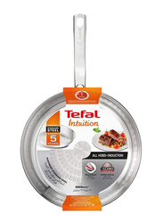Tefal 20cm Intuition Stainless Steel Frypan, Silver