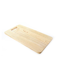 WTL Rectangular Wooden Cutting Board, 44 x 24 x 1.5cm, Beige