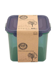 Lock & Lock Eco Rectangular Food Container, 850ml, Green/Purple