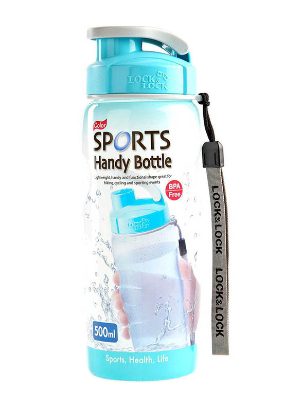 Lock & Lock 500ml Sports Handy Bottle, HPP727B, Blue