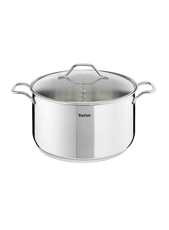 Tefal 26cm Intuition Stainless Steel Casserole, Silver