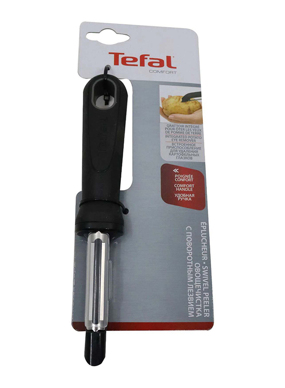 Tefal Comfort Touch Swivel Peeler, Black