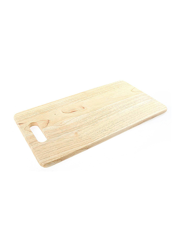 WTL Rectangular Wooden Cutting Board, 44 x 24 x 1.5cm, Beige