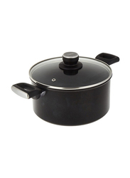 Tefal 20cm G6 Unlimited Stew Pot with Lid, Black