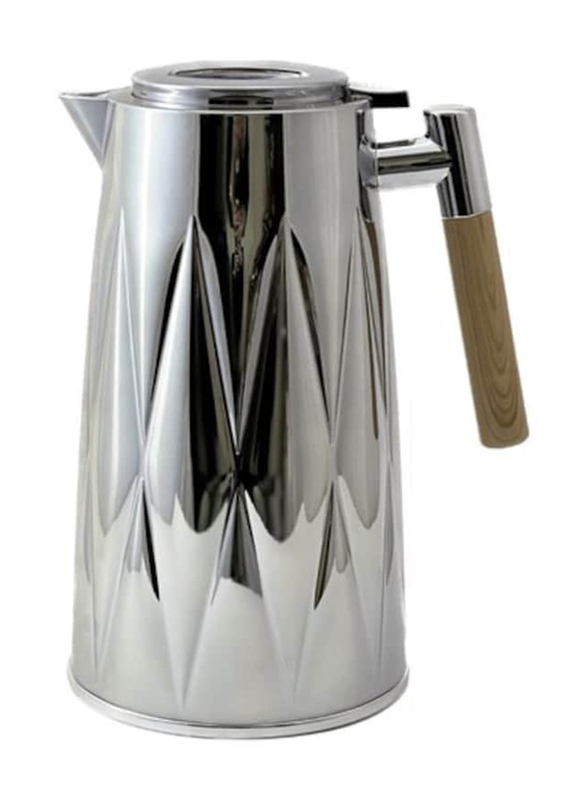 Home Maker 1.3 Ltr Tea And Coffee Vacuum Flask, ROM-130-S, Silver