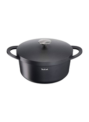 Tefal 24cm Trattoria Stewpot With Cast Aluminium Lid, Black