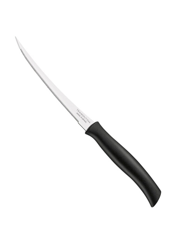 Tramontina 12.5cm Athus Tomato Knife, Black