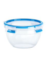 Tefal Master seal Fresh Round Food Storage Container, 1.1 Liters, Clear/Blue