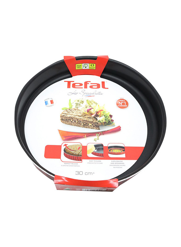 Tefal 34cm Round Oven Dish, Red