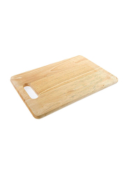 WTL Rectangular Wooden Cutting Board, 35 x 25 x 1.5cm, Beige