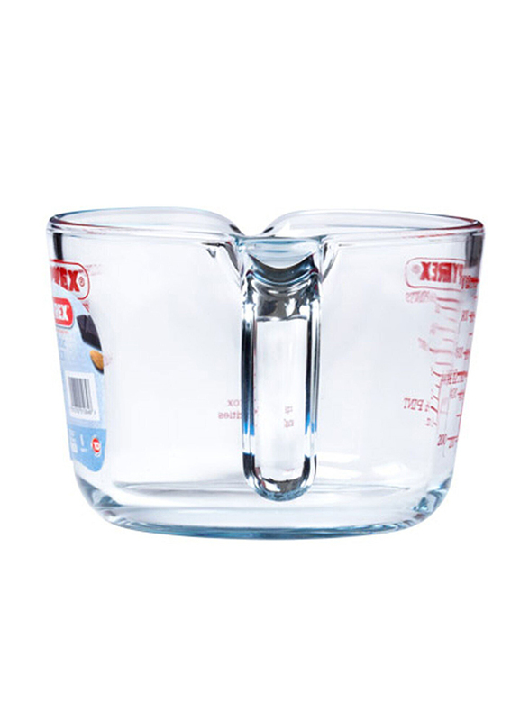 Pyrex 1L Classic Glass Measuring Cup, Clear