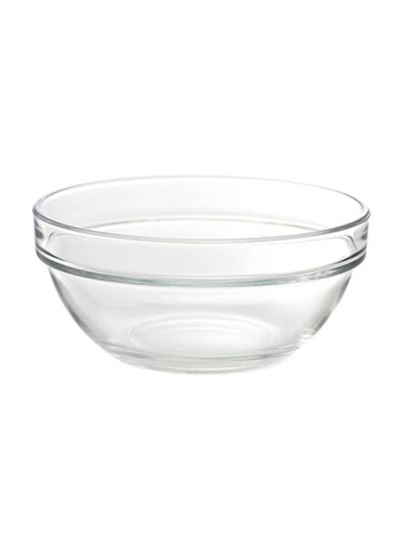 Ocean 10cm Round Glass Stack Bowl, Clear