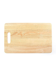 WTL Rectangular Wooden Cutting Board, 25 x 39 x 1.5cm, Beige